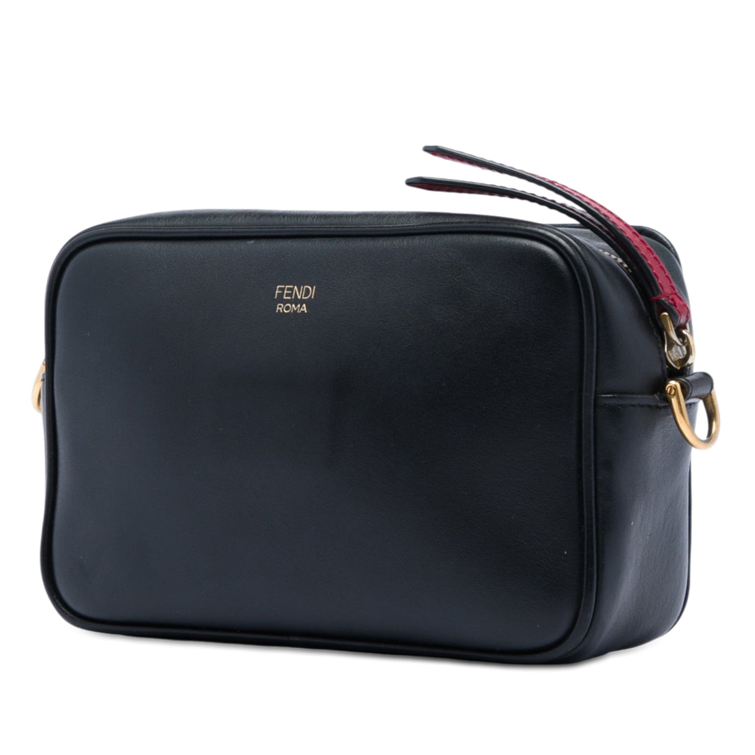 Fendi Mini Zucca embossé Cuir Sac caméra