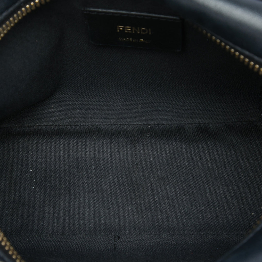 Fendi Mini Zucca embossé Cuir Sac caméra