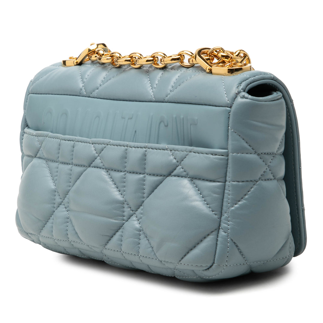 Dior Small Cuir d’agneau Macrocannage Caro Sac porté croisé