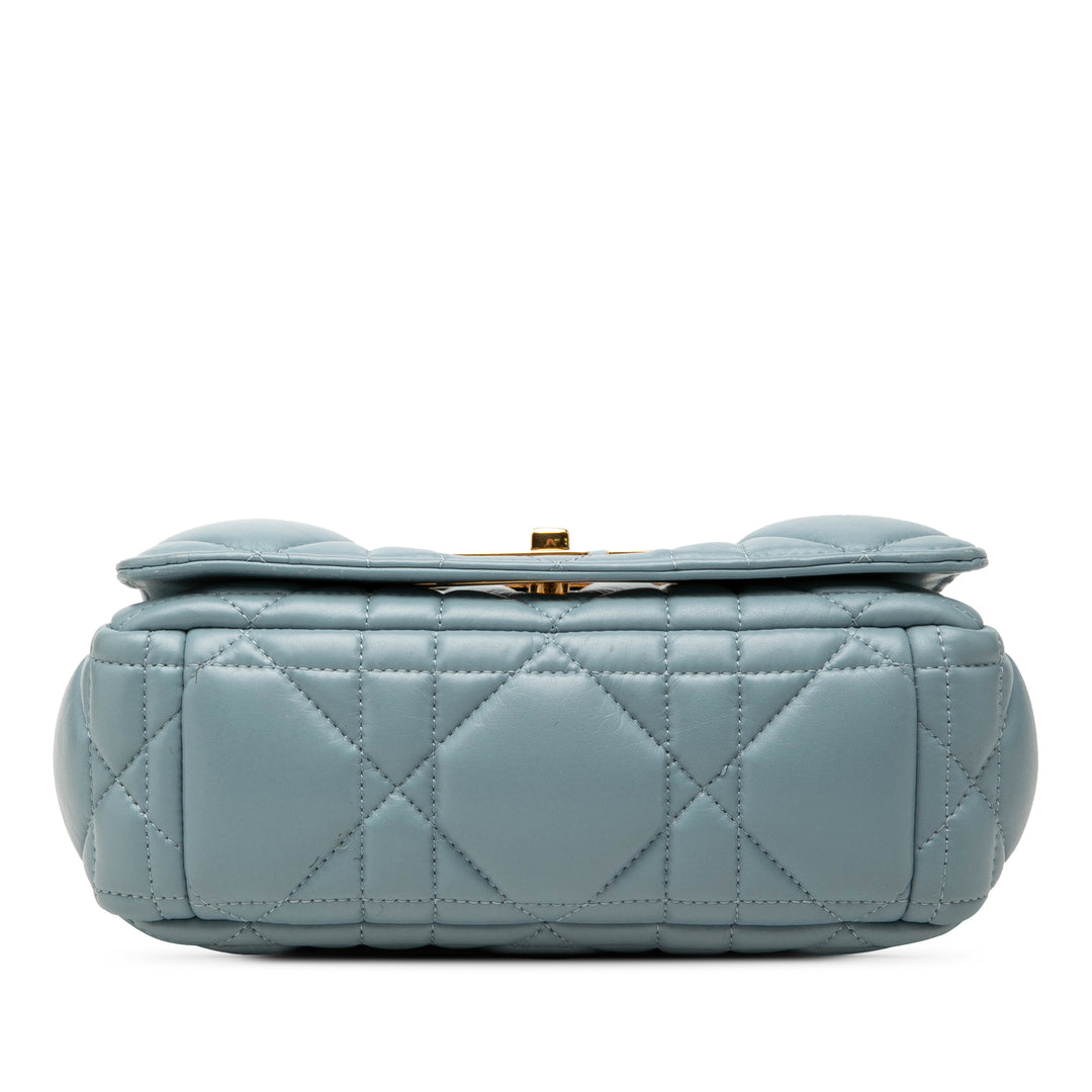 Dior Small Cuir d’agneau Macrocannage Caro Sac porté croisé