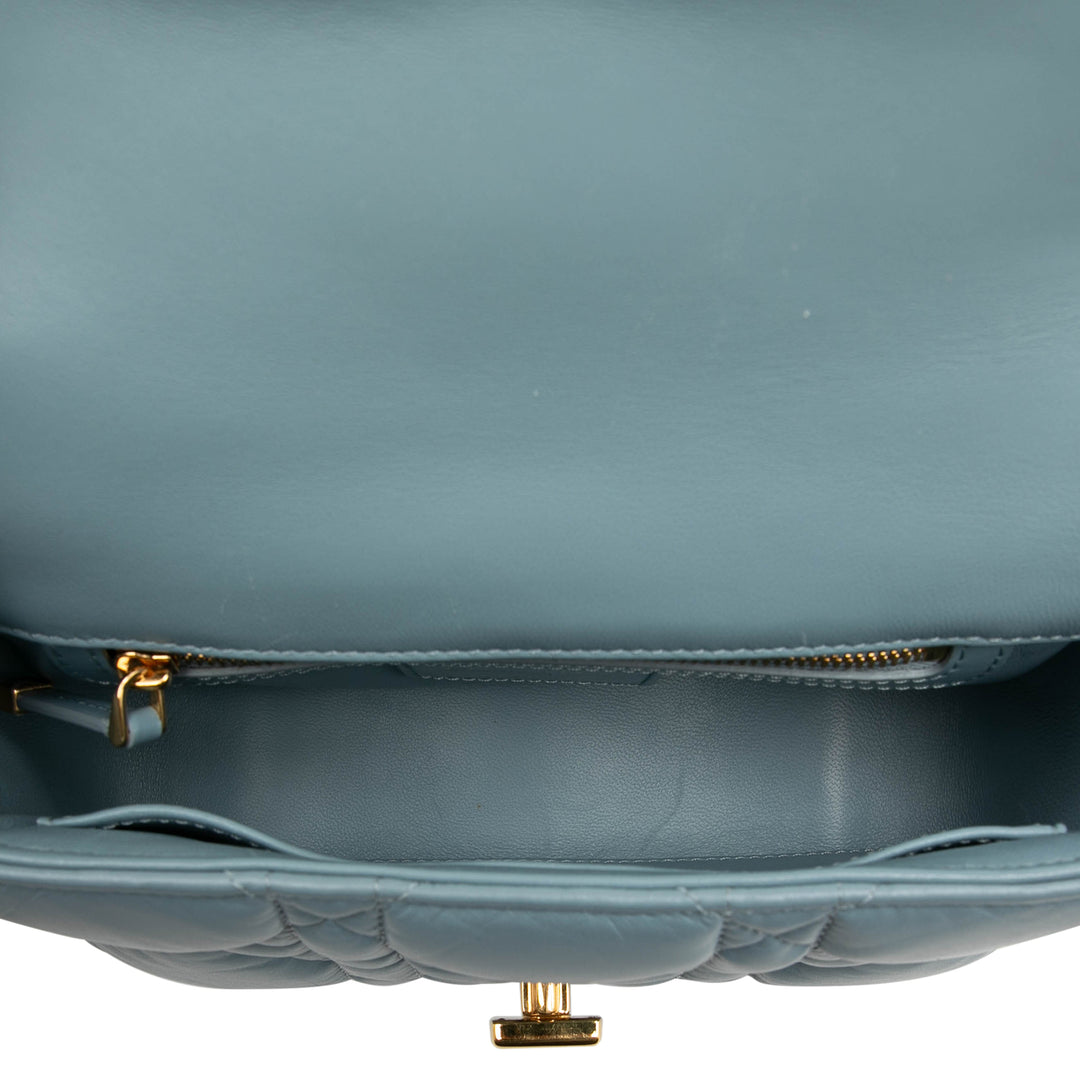 Dior Small Cuir d’agneau Macrocannage Caro Sac porté croisé