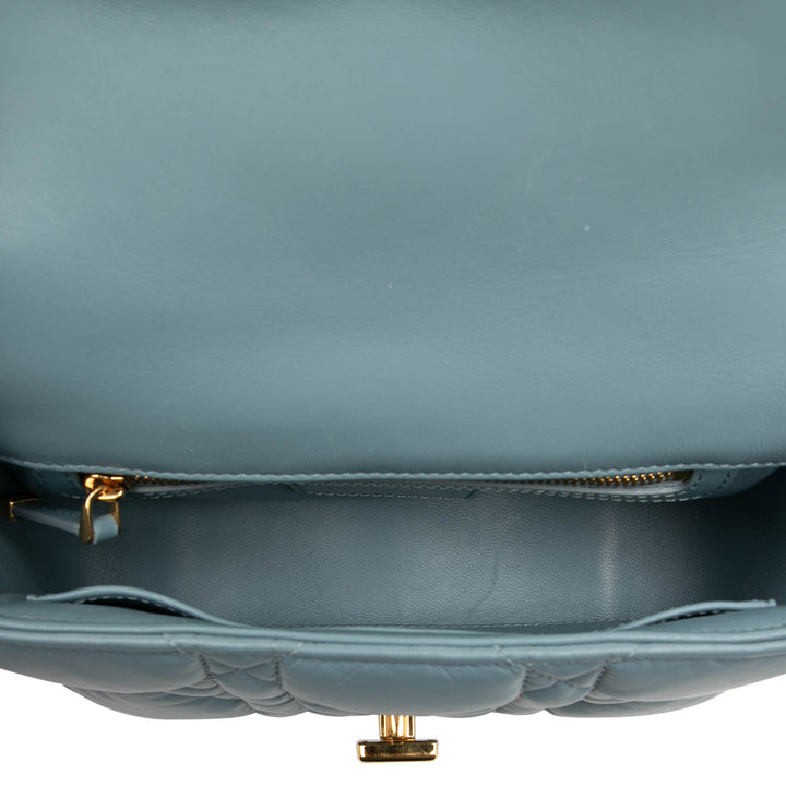 Dior Small Cuir d’agneau Macrocannage Caro Sac porté croisé
