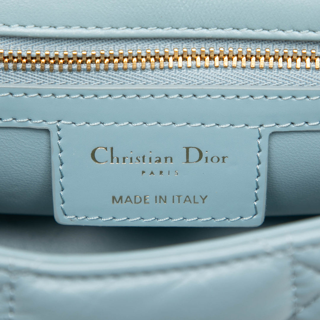 Dior Small Cuir d’agneau Macrocannage Caro Sac porté croisé