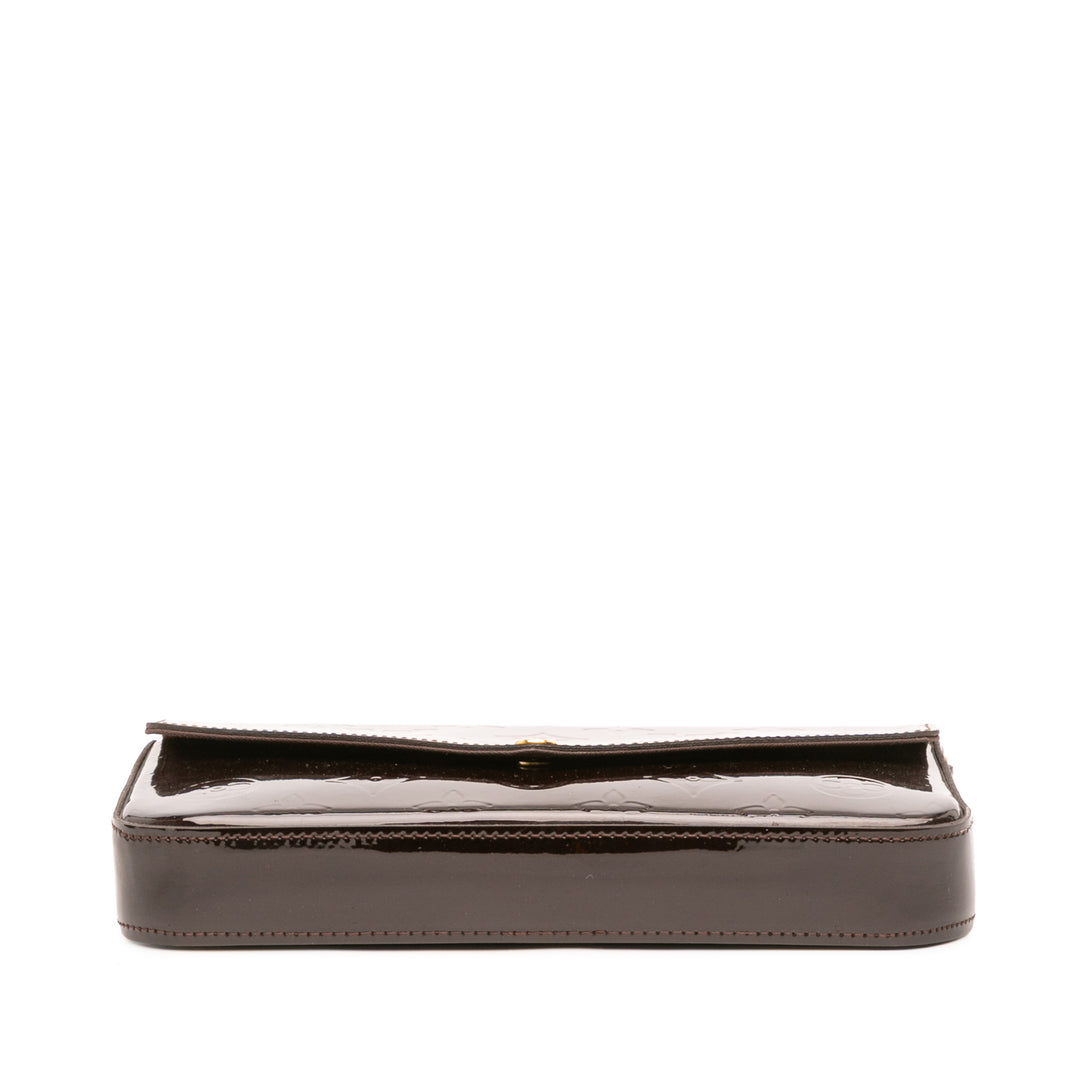 Louis Vuitton Monogram Vernis Pochette Felicie Violet