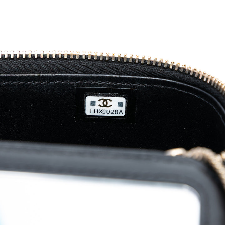 Chanel Vanity Matelassé Coco Casino Mini Cuir caviar Noir – vue 6 – GABY PARIS