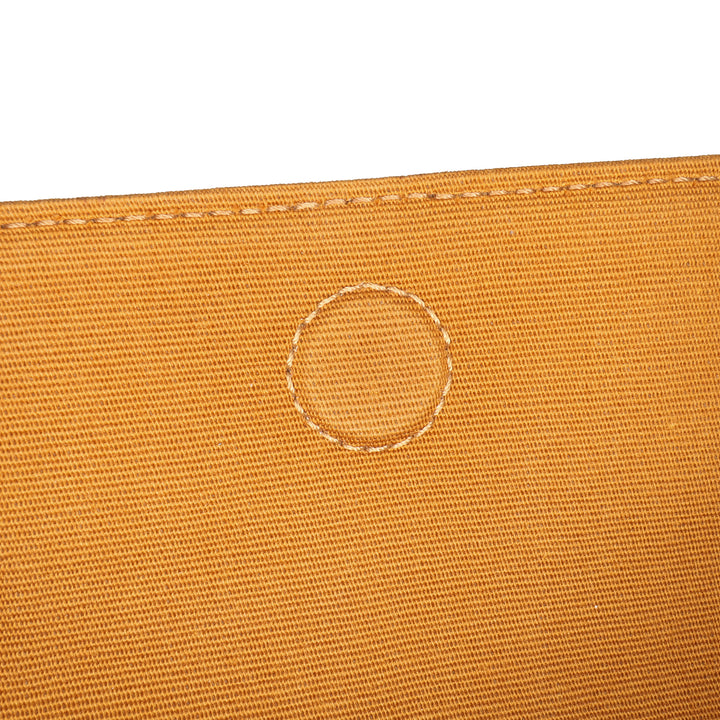 Coated Canvas Triomphe Triangle Crossbody White - Gaby Paris