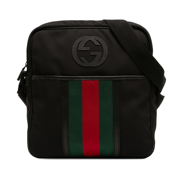 Interlocking G Web Sac Noir