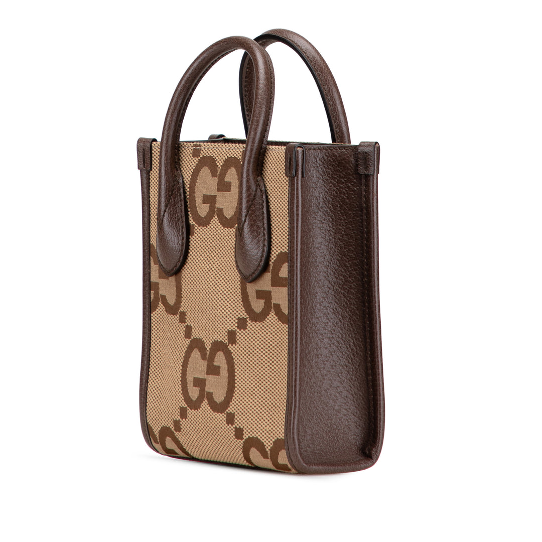 Gucci Mini Jumbo GG Toile Web Sac