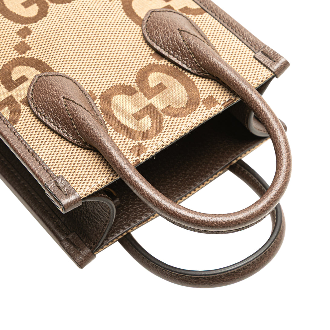 Gucci Mini Jumbo GG Toile Web Sac