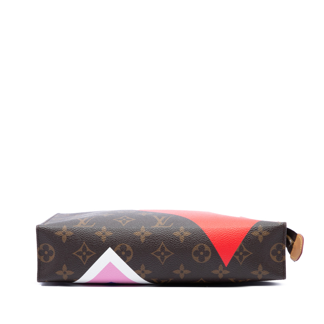Louis Vuitton Game On Trousse de toilette 26 Monogram Marron