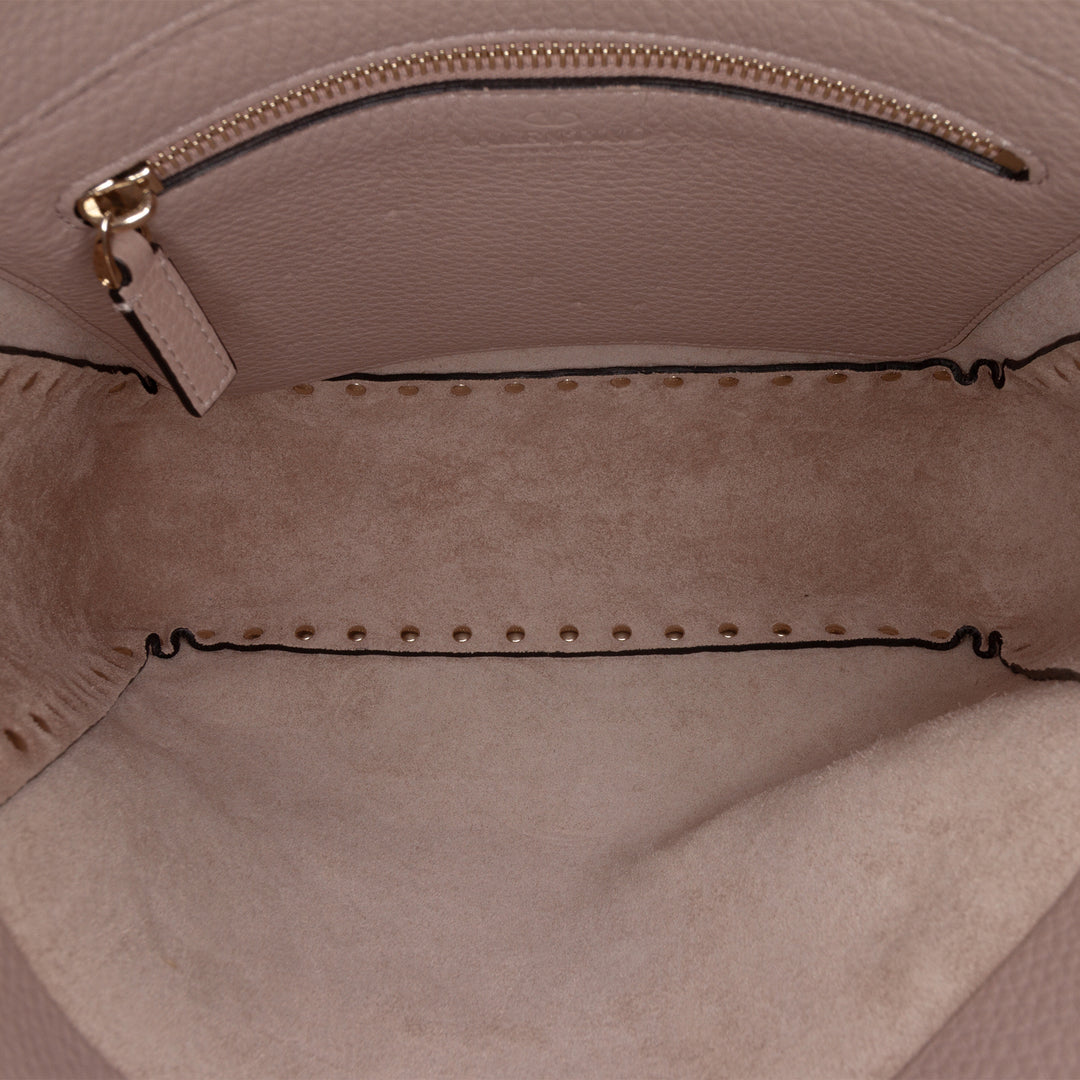 Valentino Grainy Rockstud Flip Lock Sac Messenger Petit Cuir de veau