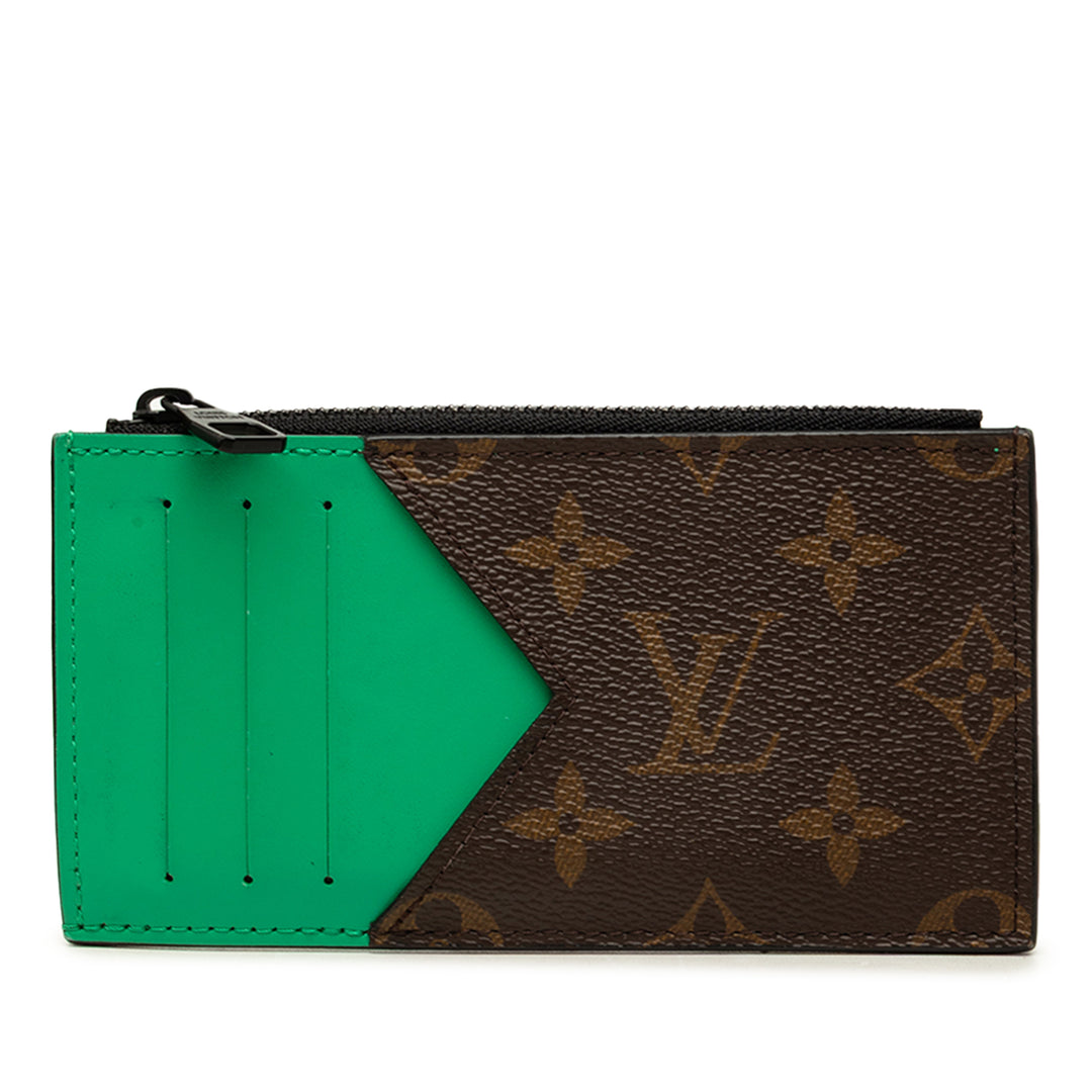 Louis Vuitton Macassar Coin Porte-cartes Monogram Marron