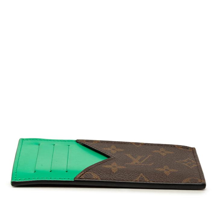 Louis Vuitton Macassar Coin Porte-cartes Monogram Marron