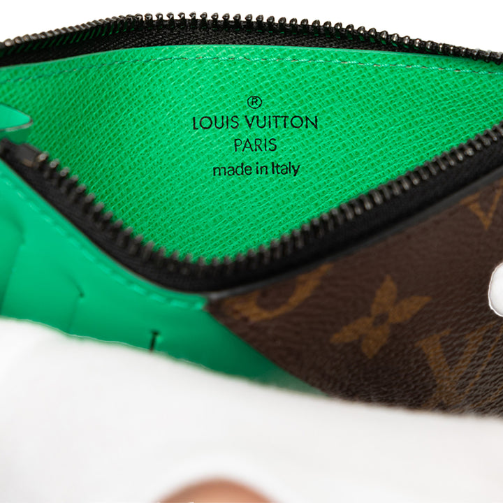 Louis Vuitton Macassar Coin Porte-cartes Monogram Marron