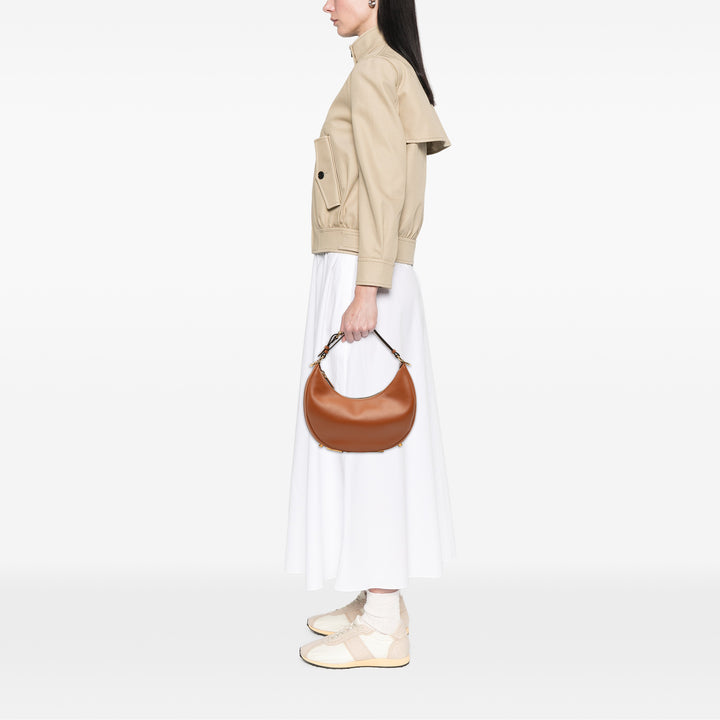 Fendi Small Cuir Fendigraphy Hobo