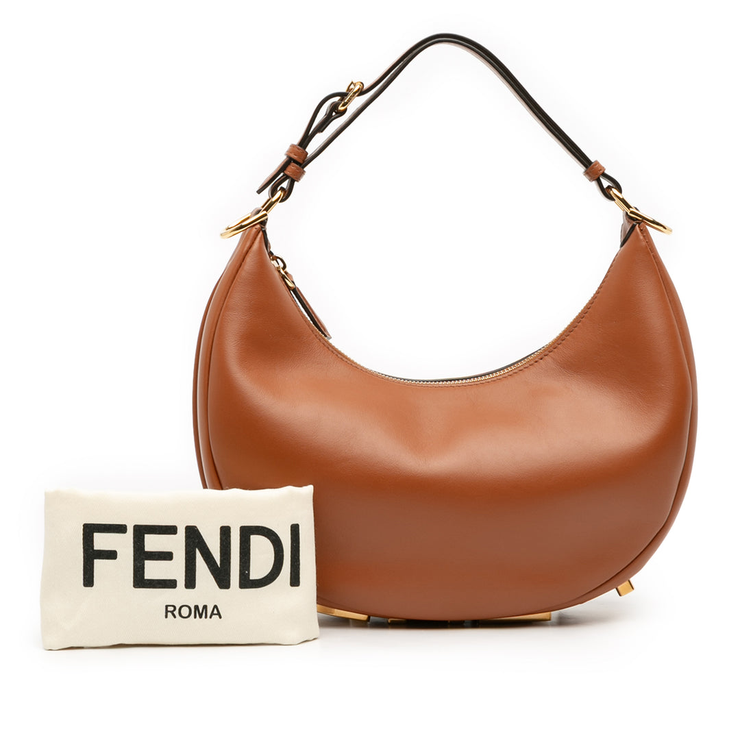Fendi Small Cuir Fendigraphy Hobo