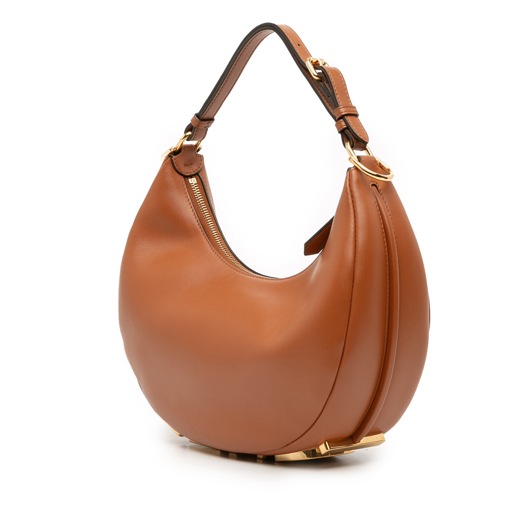 Fendi Small Cuir Fendigraphy Hobo