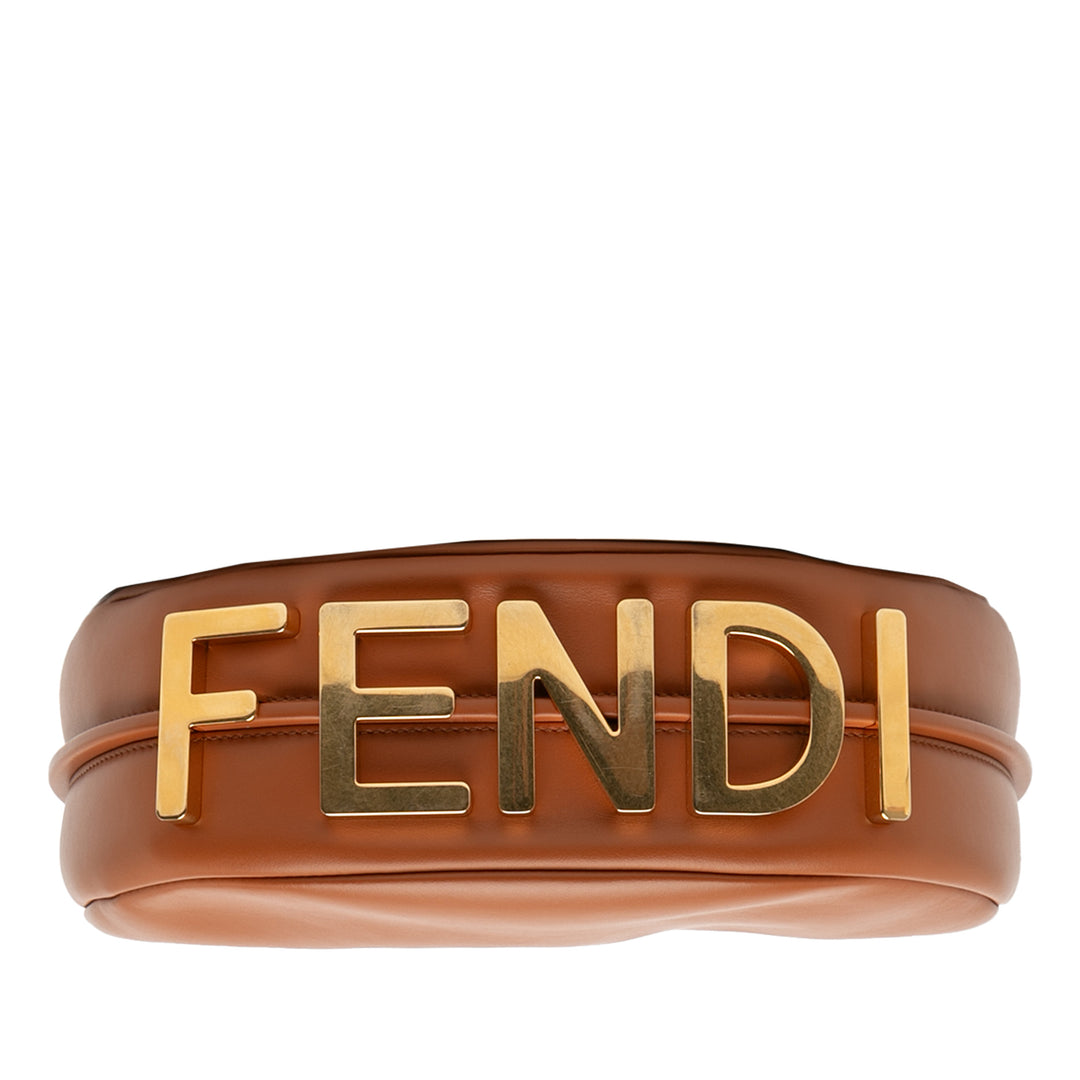 Fendi Small Cuir Fendigraphy Hobo