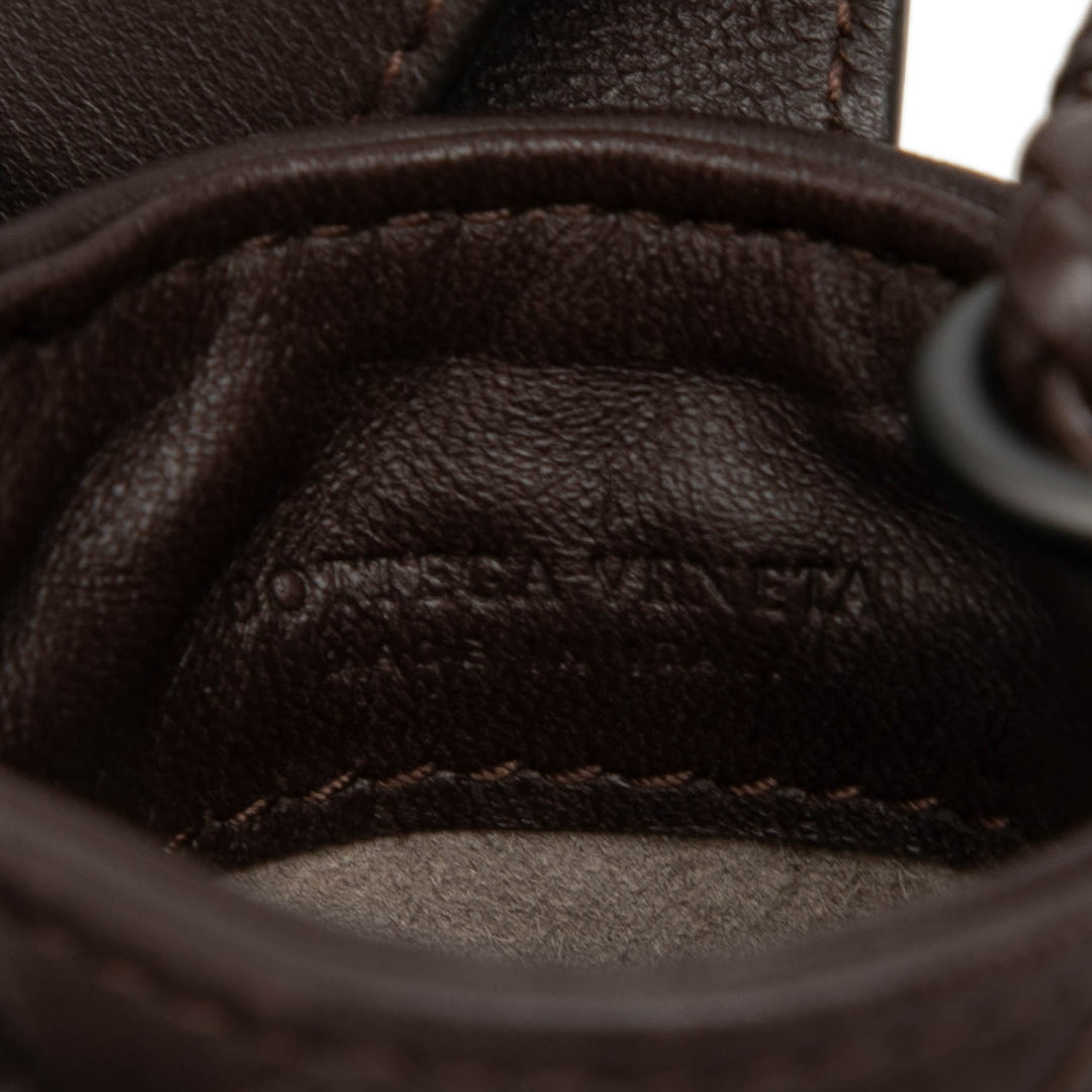 Bottega Veneta Étui téléphone Intrecciato nappa Marron – vue 5 – GABY PARIS