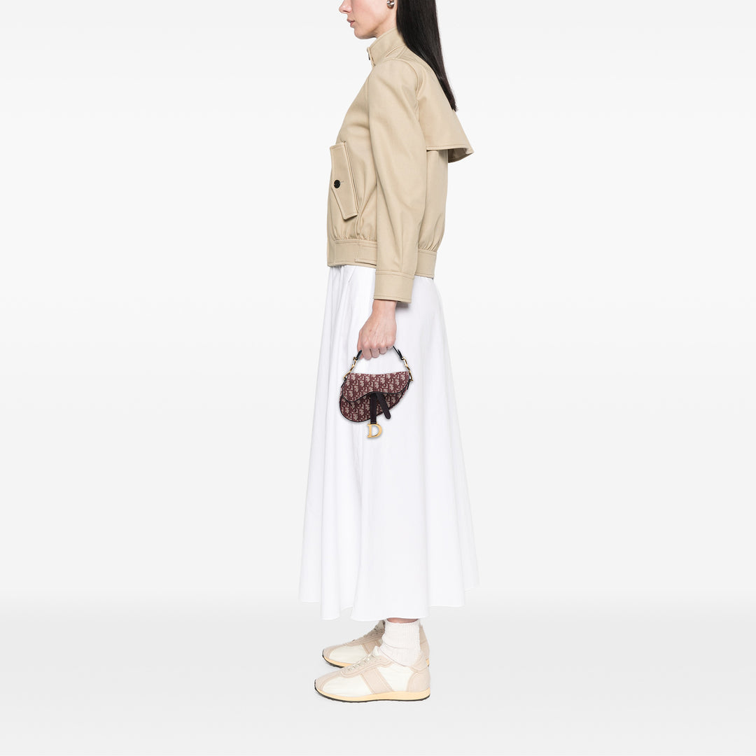 Dior Saddle Sac Mini Oblique Rouge – vue 6 – GABY PARIS