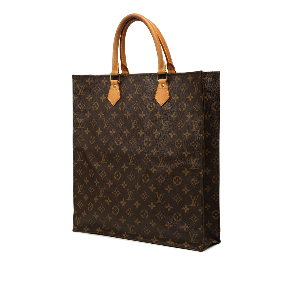 Louis Vuitton Cabas Plat Monogram Marron – vue 2 – GABY PARIS