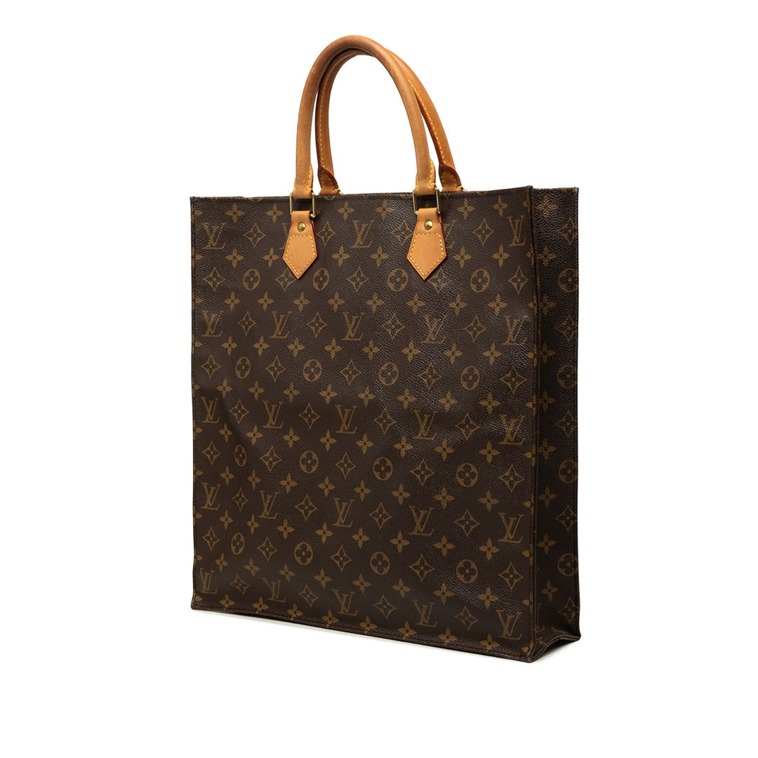 Louis Vuitton Cabas Plat Monogram Marron – vue 2 – GABY PARIS