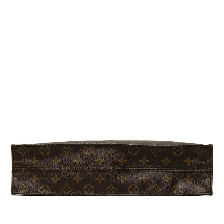 Louis Vuitton Cabas Plat Monogram Marron – vue 3 – GABY PARIS