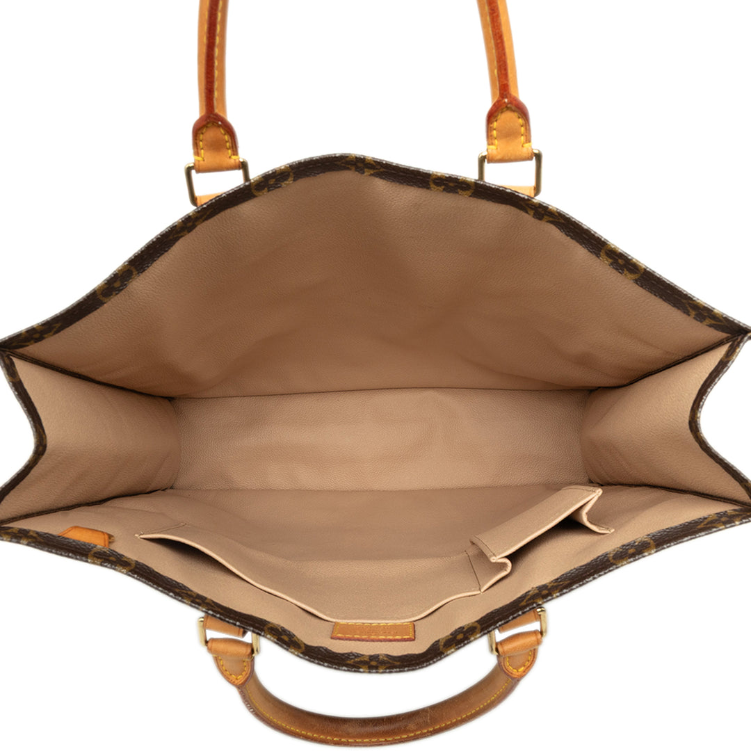 Louis Vuitton Cabas Plat Monogram Marron – vue 4 – GABY PARIS
