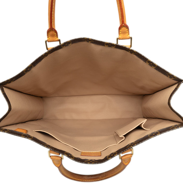 Louis Vuitton Cabas Plat Monogram Marron – vue 4 – GABY PARIS