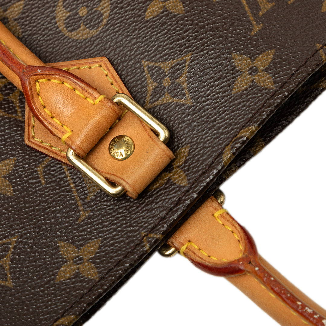 Louis Vuitton Cabas Plat Monogram Marron – vue 6 – GABY PARIS