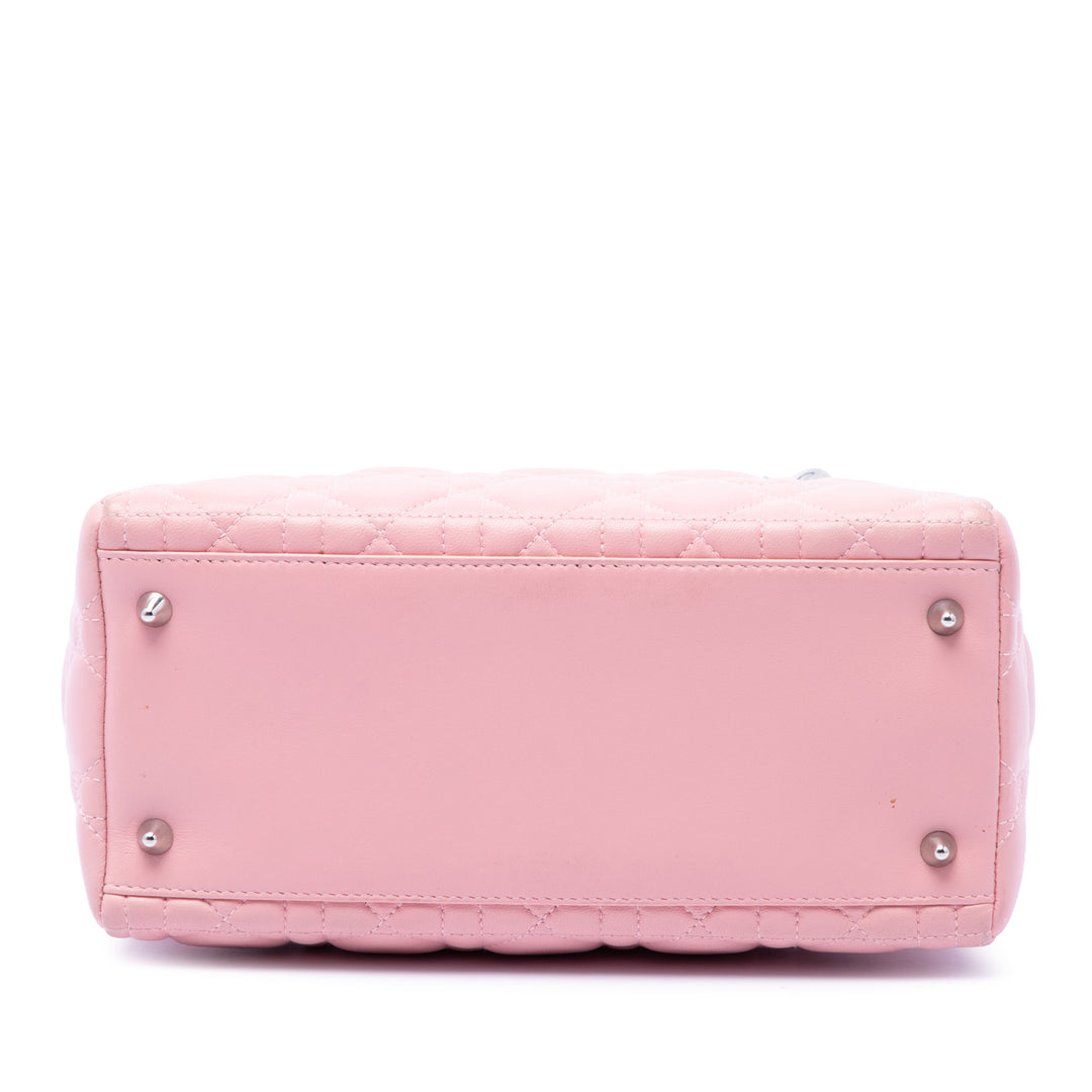 Dior Medium Cuir d’agneau Cannage Lady Dior