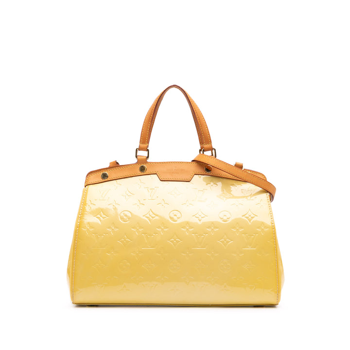 Monogram Vernis Brea MM Yellow - Gaby Paris