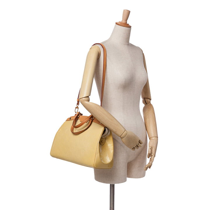 Monogram Vernis Brea MM Yellow - Gaby Paris