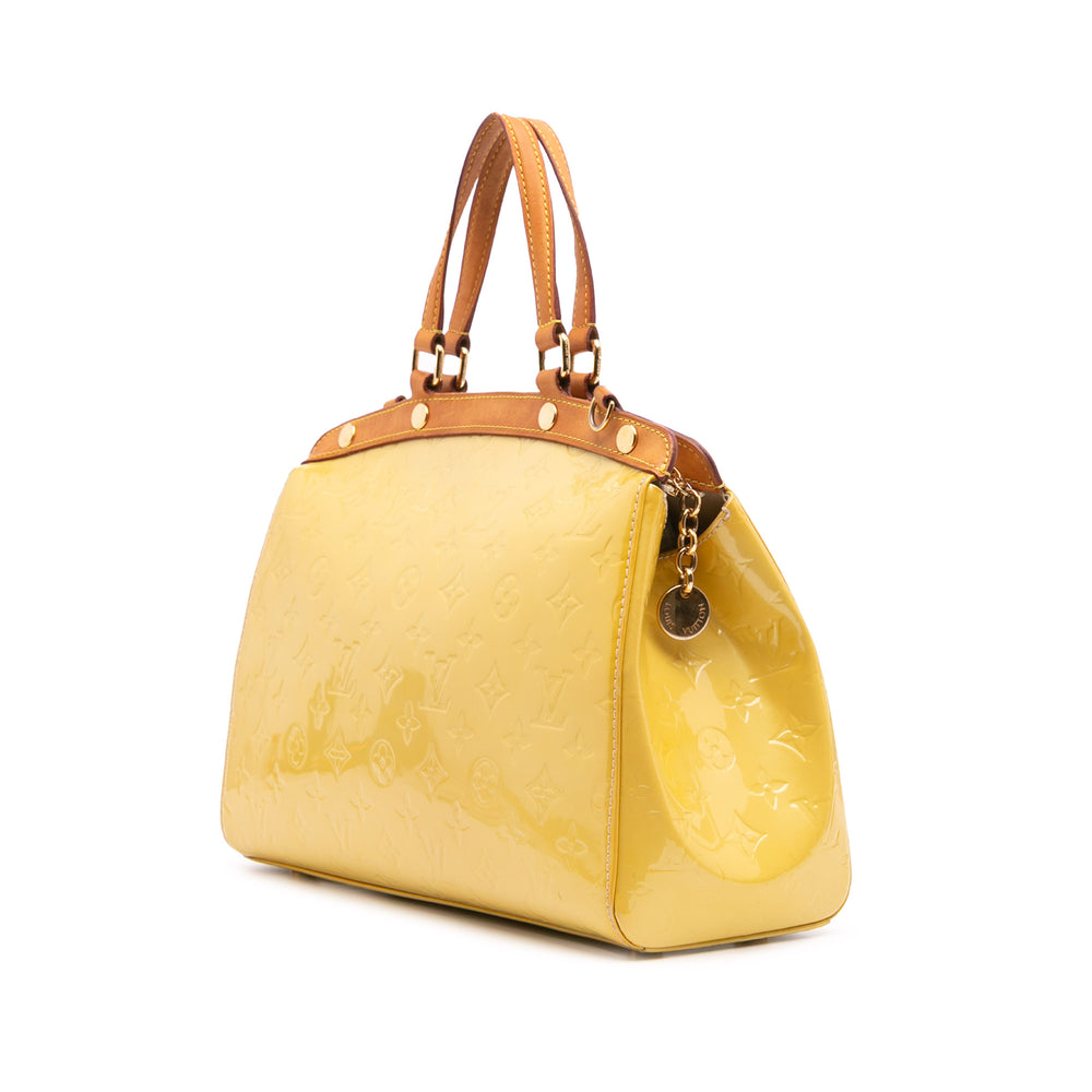 Monogram Vernis Brea MM Yellow - Gaby Paris