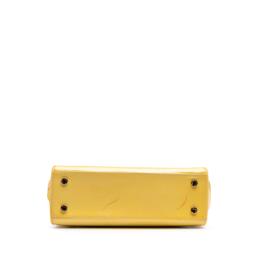Monogram Vernis Brea MM Yellow - Gaby Paris