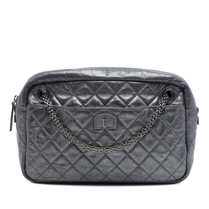 Chanel Large Matelassé Cuir de veau Reissue 2.55 Sac caméra