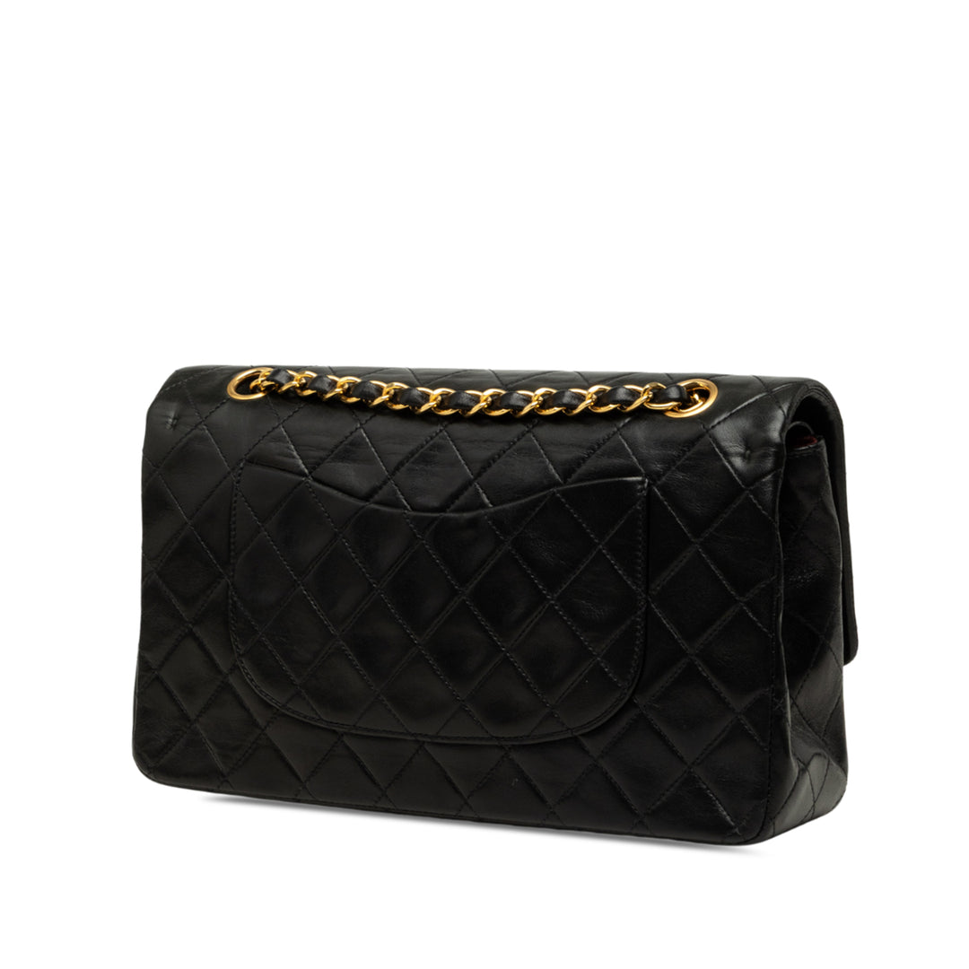 Chanel Classic Double rabat Moyen Cuir d'agneau Noir – vue 2 – GABY PARIS
