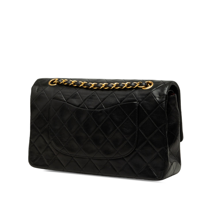 Chanel Classic Double rabat Moyen Cuir d'agneau Noir – vue 2 – GABY PARIS