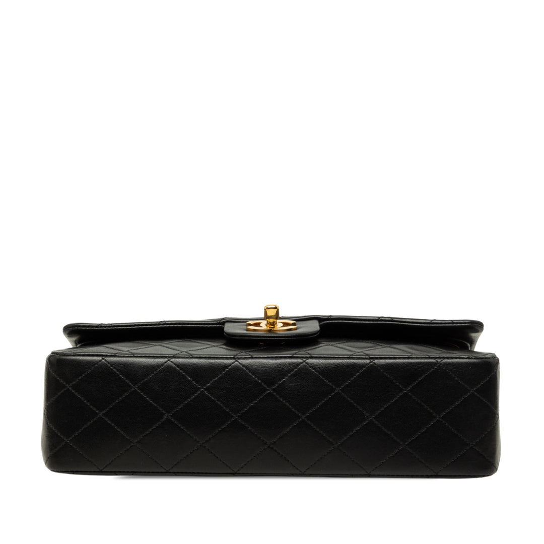 Chanel Classic Double rabat Moyen Cuir d'agneau Noir – vue 3 – GABY PARIS