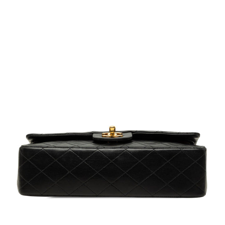 Chanel Classic Double rabat Moyen Cuir d'agneau Noir – vue 3 – GABY PARIS