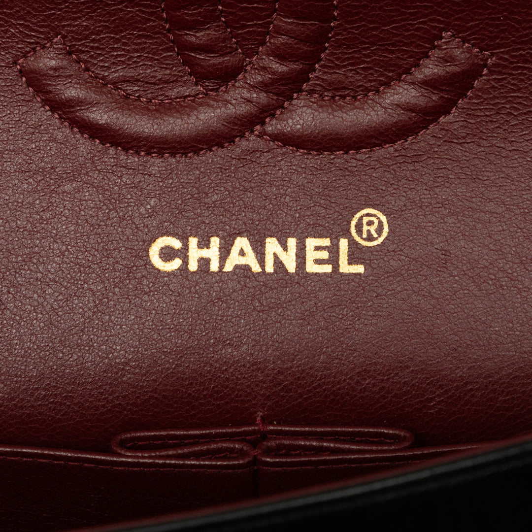 Chanel Classic Double rabat Moyen Cuir d'agneau Noir – vue 5 – GABY PARIS