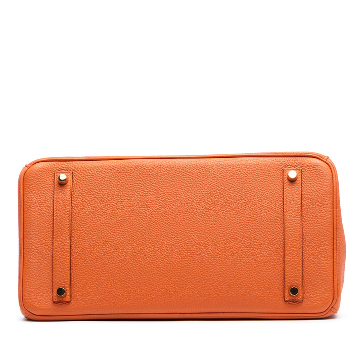 Hermès Togo Birkin Retourne 35 Orange – GABY PARIS Authentique