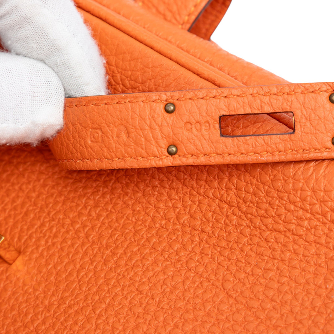 Hermès Togo Birkin Retourne 35 Orange – GABY PARIS Authentique