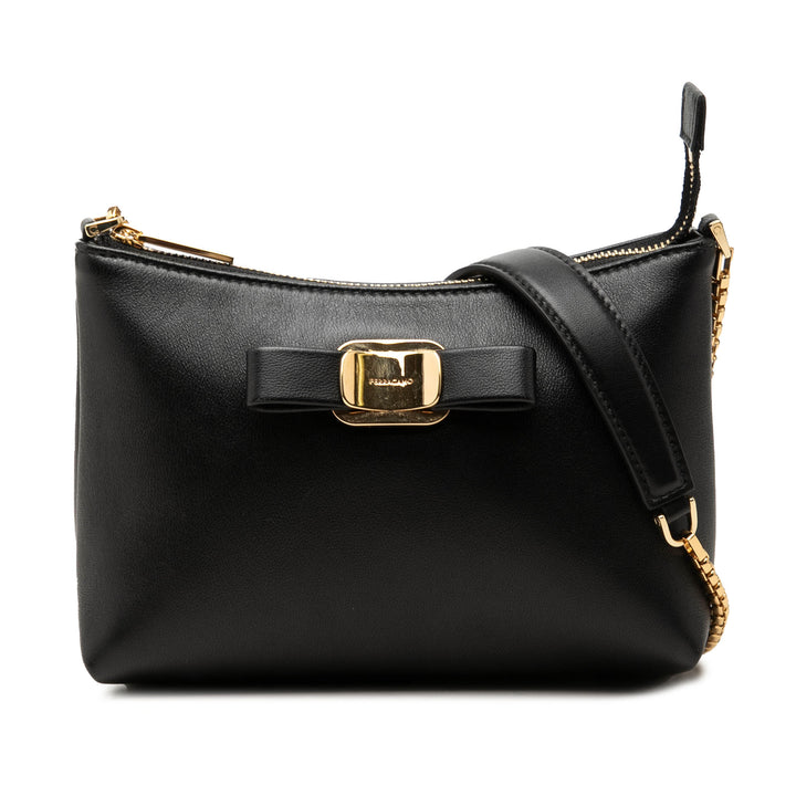 Vara Bow Chaîne Sac Mini Noir