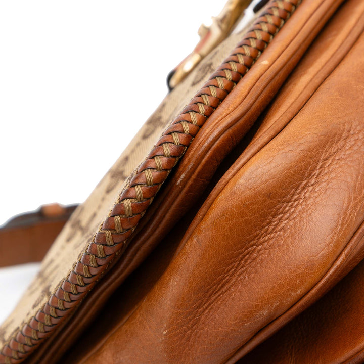 GG Canvas Marrakech Crossbody Brown - Gaby Paris
