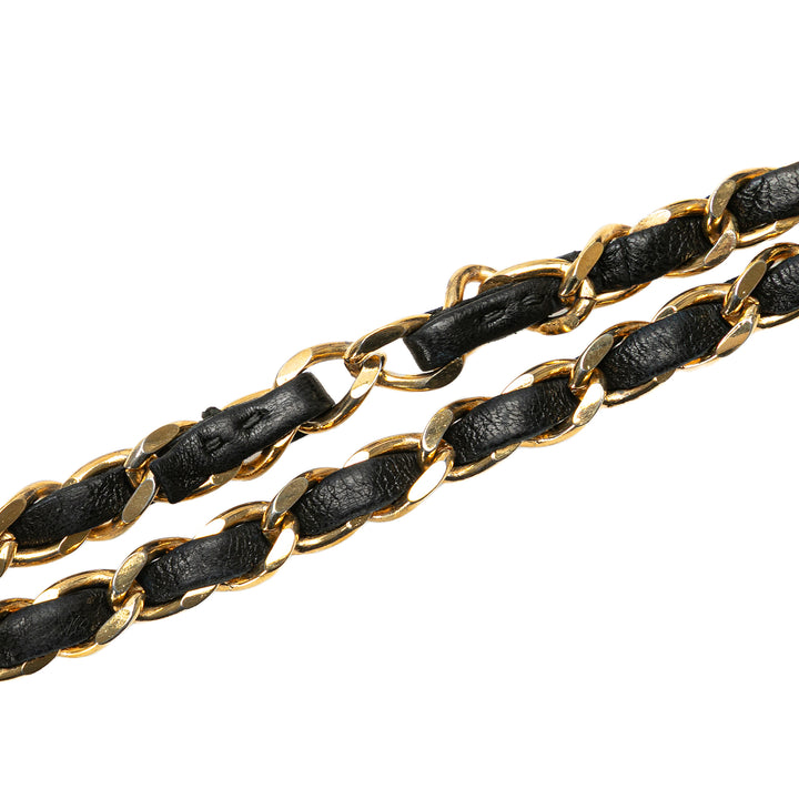 Chanel Small Classic Cuir d’agneau Double rabat Noir