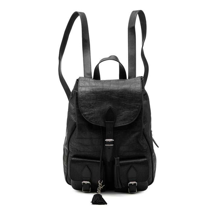 Saint Laurent Croc embossé Cuir Festival Sac à dos