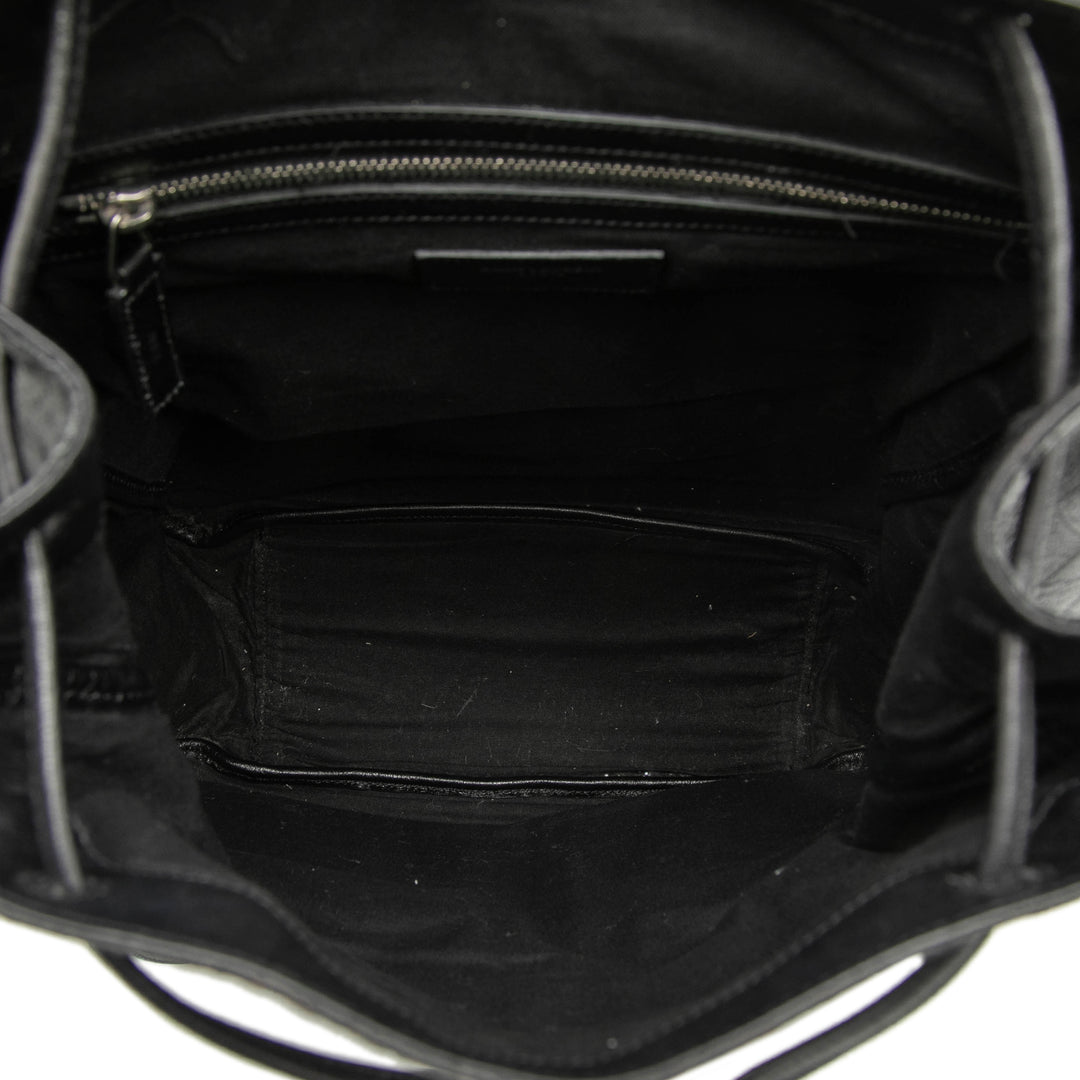 Saint Laurent Croc embossé Cuir Festival Sac à dos