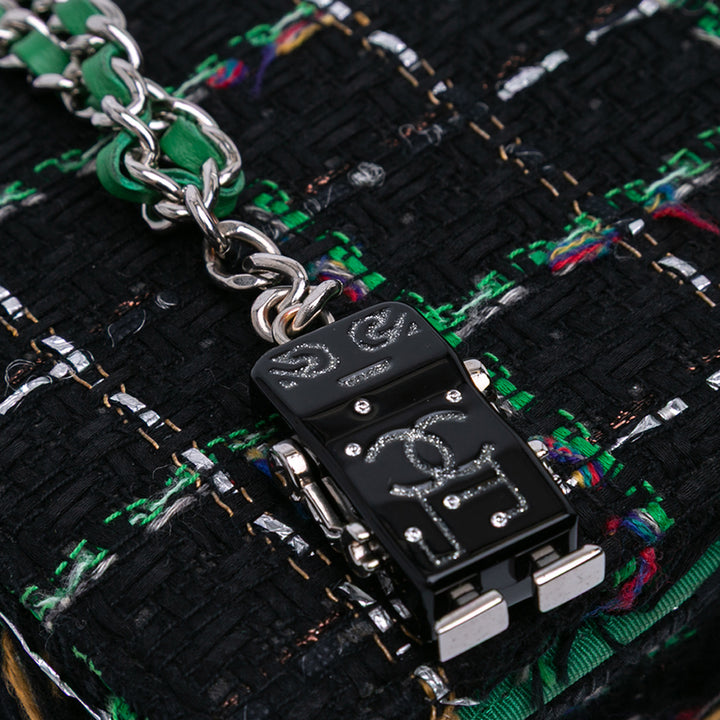 Chanel Quilted Boucle Tweed Robot Charm Wallet On Chain Noir – GABY PARIS Authentique