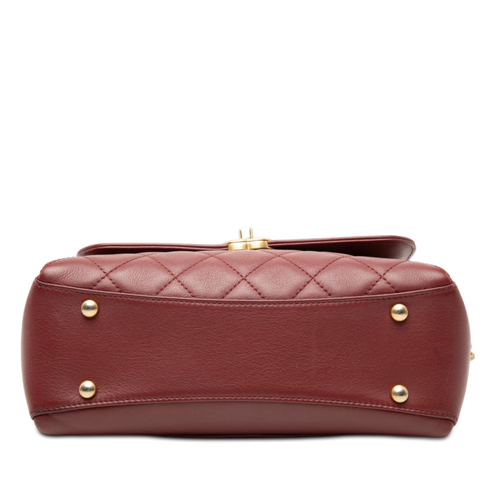 Chanel CC Matelassé Cuir d’agneau à rabat